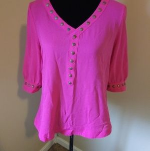 41 Hawthorn Pink Bronze Button Shirt